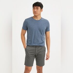 Mavi Men's Charcoal Flat Front Shorts
